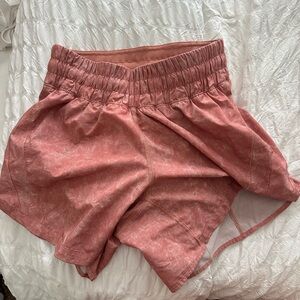 Lululemon Athletica Coral Athletic Shorts